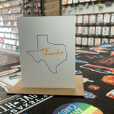 Texas Thank You Card | Purple and Yellow