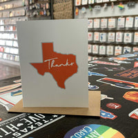 Texas Thank You Card | Burnt Orange