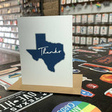 Texas Thank You Card | Navy Blue
