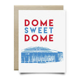 Dome Sweet Dome Greeting Card | Oilers Luv Ya Blue - Cards