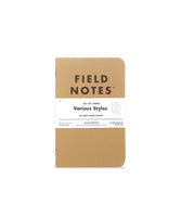 Field Notes Kraft Mixed 3 Pack