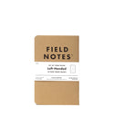 Field Notes Left Handed 3 Pack