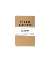 Field Notes Left Handed 3 Pack