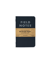 Field Notes Pitch Black Dot Graph Notebook