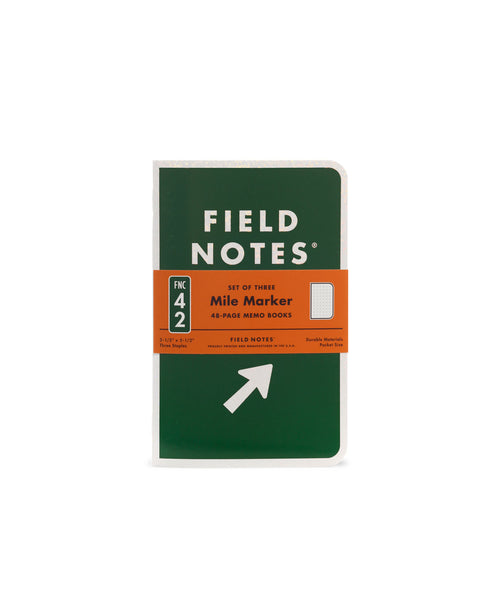 Field Notes Mile Marker