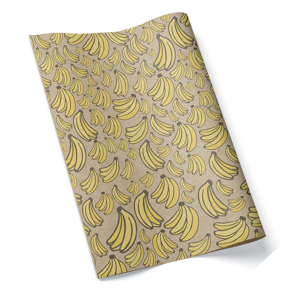 Banana Gift Wrap Sheets - Individual - Recreation Gifts + Supply Banana Gift Wrap Sheets - Individual - Recreation Gifts + Supply