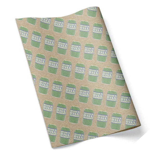 Never a Dill Moment Wrapping Paper