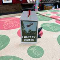 I Want to Believe (in Santa) Christmas Gift Tags (Pack of 6)