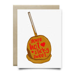 Stay Sweet! Candy Apple Greeting Card - Cards