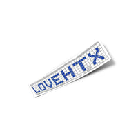 Houston Blue Tiles Sticker - LOVE HTX