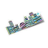 Houston Skyline Sticker - Multicolor