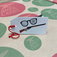 Christmas Story BB Gun and Glasses Gift Tags (Pack of 6)