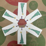 Leaning Tree Christmas Gift Tags (Pack of 6)