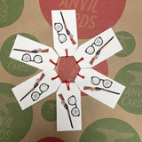 Christmas Story BB Gun and Glasses Gift Tags (Pack of 6)