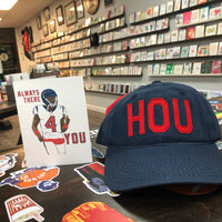 Blue and Red HOU Hat