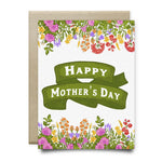Floral Border Mother's Day Card