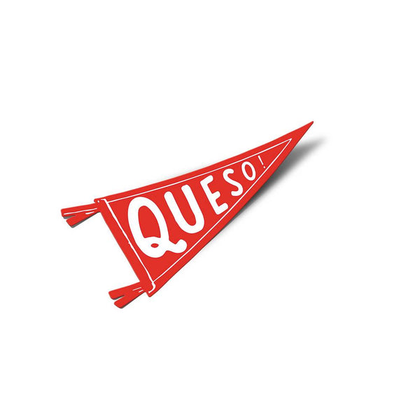 Queso Pennant Sticker