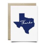 Texas Thank You Card | Navy Blue - Cards