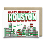 Happy Holidays from H-Town Christmas Card