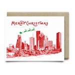 Merry Christmas from Houston Christmas Card