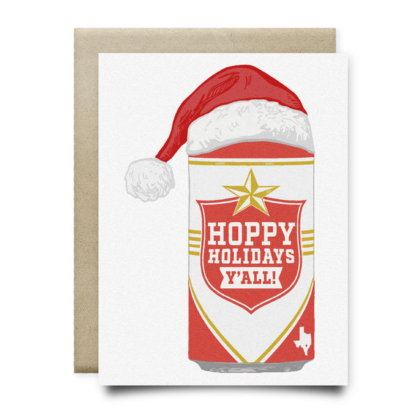 Lone Star Hoppy Holidays Christmas Card
