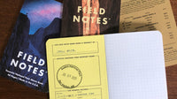 Field Notes National Parks Series E