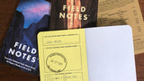 Field Notes National Parks Series F